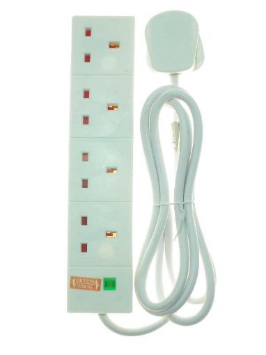 Picture of Powermaster 4G 2mtr Surge Protection Extension Lead 1392-30