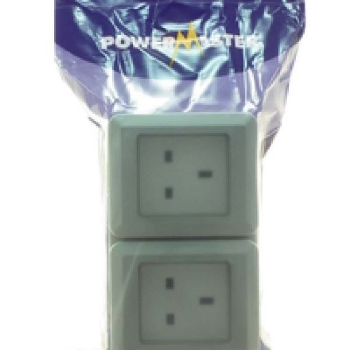 Picture of Powermaster 2 Gang Damp Proof Socket Ip55 1536-18