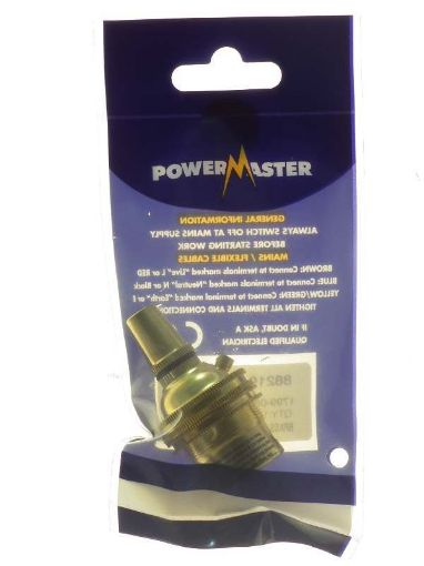 Picture of Powermaster Brass Lampholder Cordgrip 1799-08