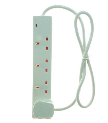 Picture of Powermaster 4 Gang 1 Metre Extension Lead 1831-04