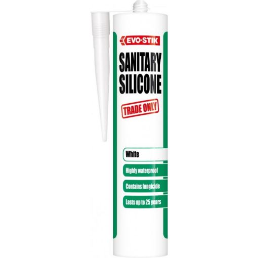 Picture of Bostik Evo-Stik Sanitaryware Silicone White  Cartridge      