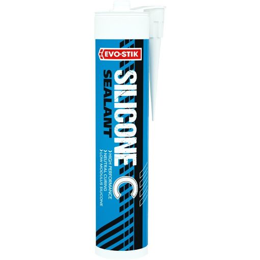 Picture of Bostik Evo-Stik Silicone Sealant C Light Grey 300ml Cartridge   