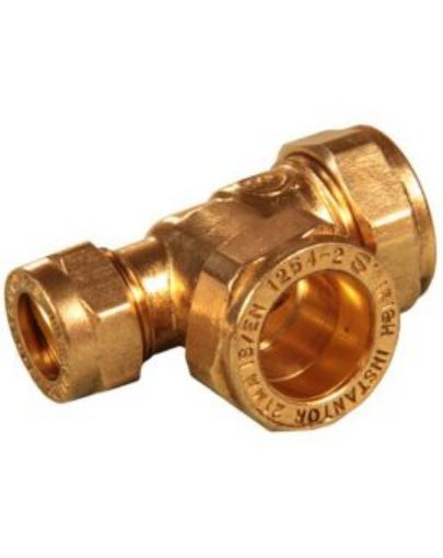 Picture of 318 1/2" x 1/2" x 3/4"  Reducing Tee 
