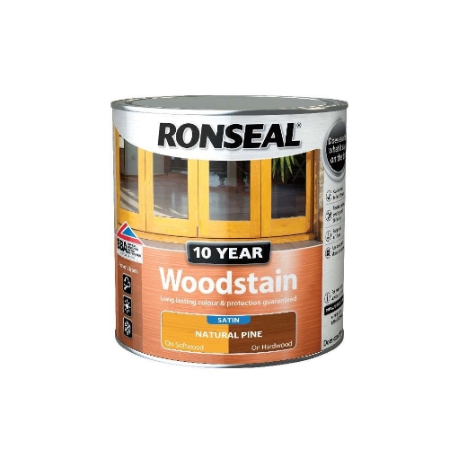 Picture of Ronseal 10 Year Woodstain Natural Pine 750ml