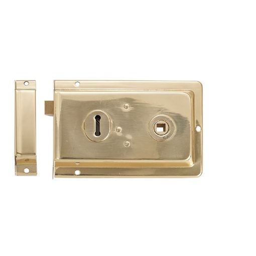 Picture of Basta 6X4 Brass Rimlock -Clam