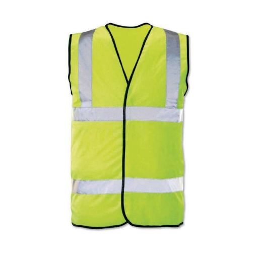 Picture of Safeline Large Hi Vis Waist Coat To En471 Double Band
