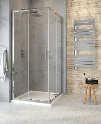 Picture of City Plus Corner Entry Shower Door 800mm