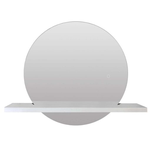 Picture of Venice Round Led Mirror With Shelf 600 x 800mm