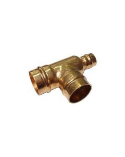 Picture of T18 1" x  3/4" x 1" Solder Tee