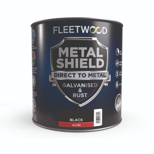 Picture of Fleetwood 250ml Metal Shield Gloss Black