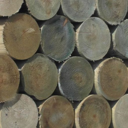 Picture of Permapost Round Post Fencing Stakes 95mm  5'6" x 4"