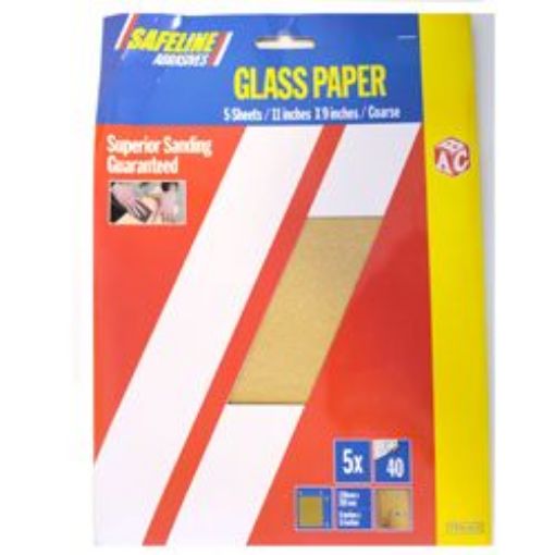 Picture of Abc Pre- Packed Glass Sand Paper Sheets Fine
