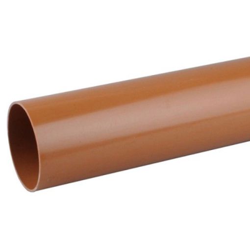 Picture of Wavin Sewer Pipe Wavspec SN4 S/S Pipe 244mm 6m