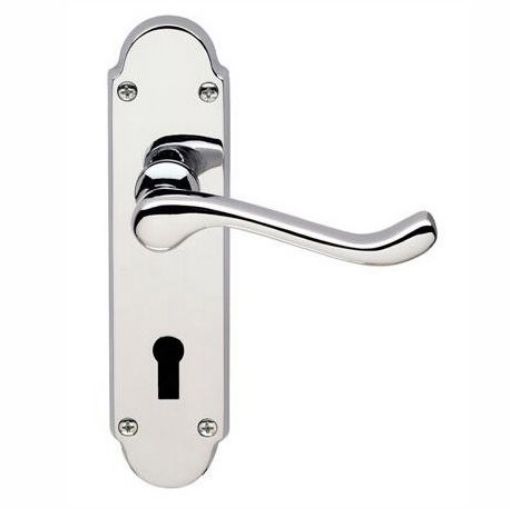 Picture of Sherborne Satin Nickel Sashlock Lever on Plate