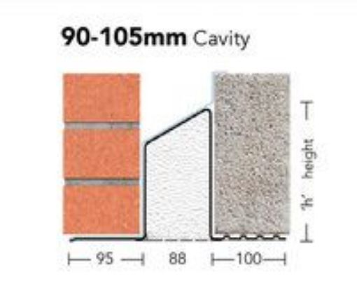 Picture of Keystone Lintel Standard S/K-90 1200mm (For Cavity Widths 90-105mm)