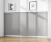Picture of Wood Mouldings Modern Wall Panel Kit with Decorative Capping