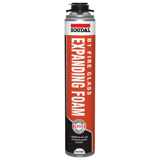 Picture of Soudal B1 Fire & Acoustic Expanding Foam - Gun Grade 750 ml