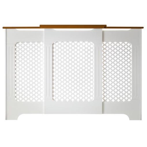 Picture of Tema Classic Adj Rad Cover 2 Tone White&Oak Large