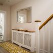 Picture of Tema Classic Adj Rad Cover 2 Tone White&Oak Large