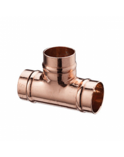 Picture of T18  3/4" x 1/2" x 1/2" Solder Tee