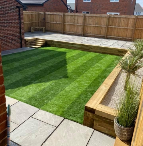 Picture of Pressure Treated Railway Sleepers Brown - 100mm x 200mm 2.4m
