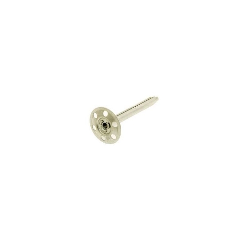 Picture of Metal 8 x 170 Mushroom Insulation Plug Bag 50 Zinc Plated