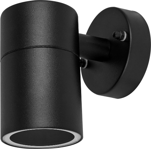 Picture of Luceco Black Stainless Steel Exterior Decorative Gu10 Fixed Down Wall Light - IP44