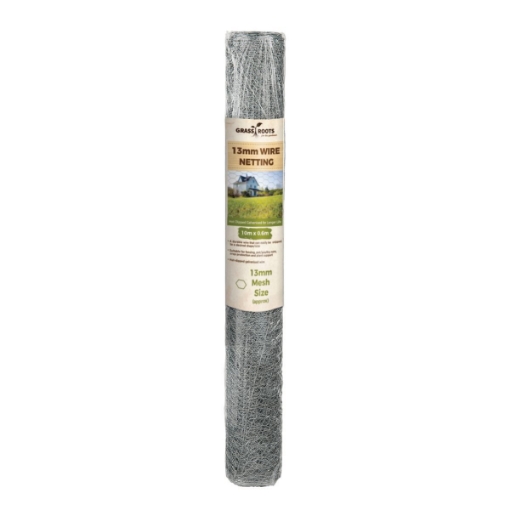 Picture of Grass Roots Galvanised Wire Netting 13mm Mesh 0.6m x 10mtr Roll
