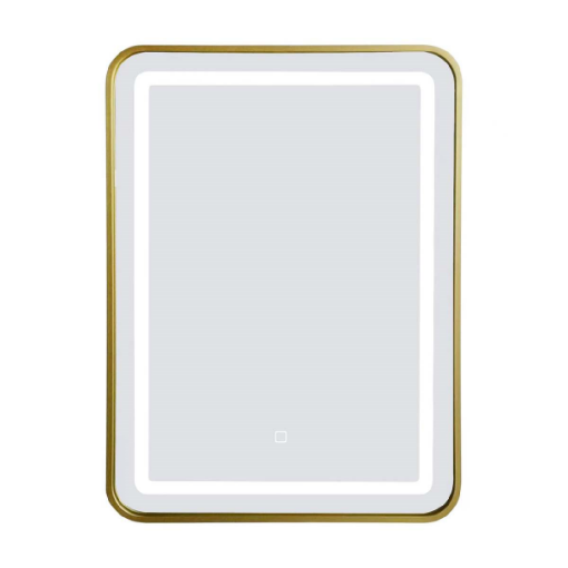 Picture of Tema Palermo Ip44 Rectang Led Mirror 70x50 Gold
