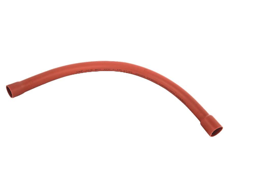 Picture of ESB PVC Ducting Bend 90° Socketed 125mm Red