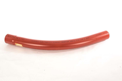 Picture of ESB PVC Ducting Bend 22.5° Socketed 125mm Red