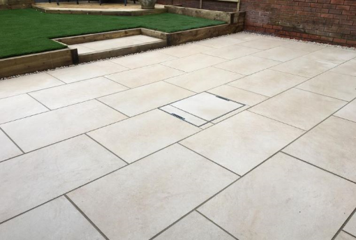 Picture of Porcelain Hammerstone Beige Tile 900 x 600 Per Piece 0.54 m2