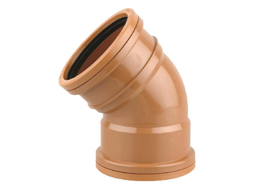 Picture of Wavin Sewer D/S Bend 45° 110mm (20-B)