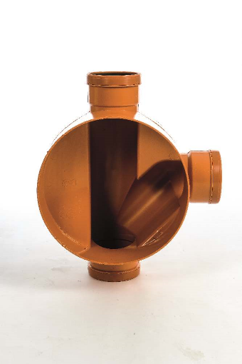 Picture of Wavin (WAJ 13) Base Right 90° Junction 110mm Plus Adj Top/Frame