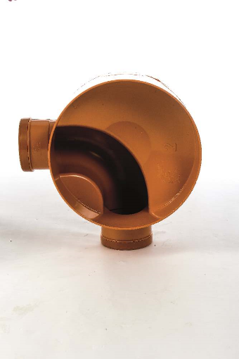 Picture of Wavin (WAJ 2) Base Left Or Right 90° Bend 110mm Plus Adj Top/Frame