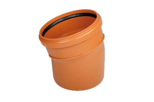 Picture of Wavin Sewer S/S Short Radius Bend 15° 160mm