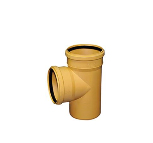 Picture of Wavin Sewer S/S Tee Branch 90° 160mm 2 Collar
