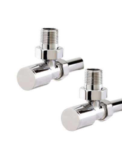 Picture of Rad Valves Chrome Angled 1/2" 