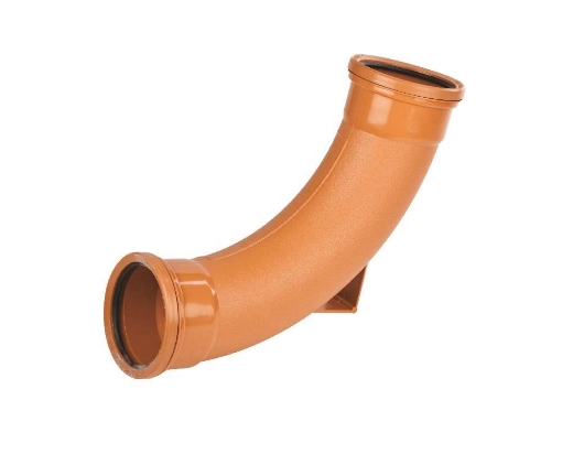 Picture of Wavin Sewer Rest Bend D/S 110mm x 90° WS6A