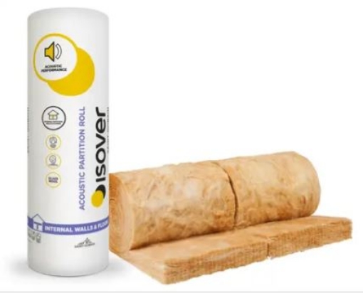 Picture of Isover Acoustic Partition Roll 50mm x 1200mm x 2000mm (15.6m2 per roll)