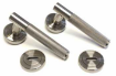 Picture of Sonnato Milan Satin Nickel Knurled Lever On Rose Lockset