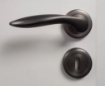 Picture of Sonnato Pieta Matt Black Nickle Wc Lockset Incl Handles, Lock & 2 Hinges