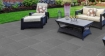 Picture of Kilsaran Newgrange Flags Black Granite 400 x 400 x 40mm